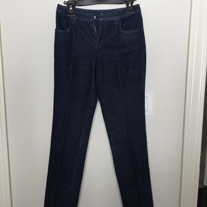 Petite Sophisticate Stretch dark blue sz 2